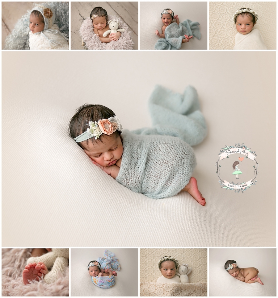 newborn collage